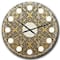 Designart 'Golden Luxury Metallic Geometrics Xx Mid-Century Modern Wall Clock